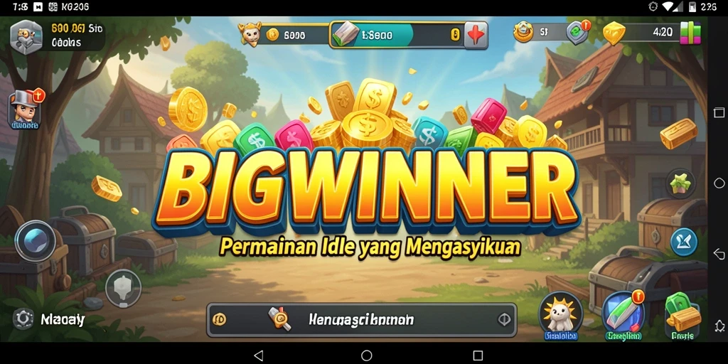 Tampilan gameplay dinamis dan menarik dari BIGWINNER.
