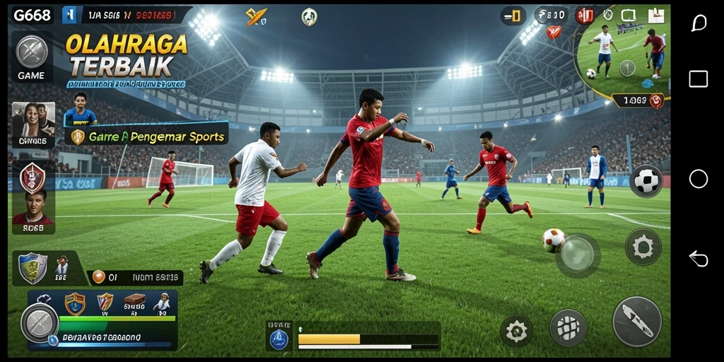 Screenshot menunjukkan gameplay G668 yang menarik dan kompetitif.