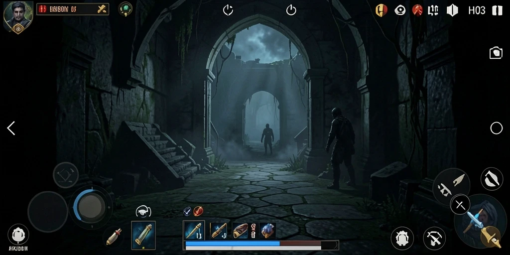 Menampilkan momen menegangkan dari gameplay H03 yang mencekam.