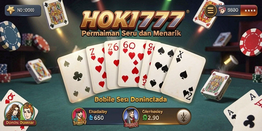Tampilan gameplay HOKI777 yang seru dan penuh tantangan.