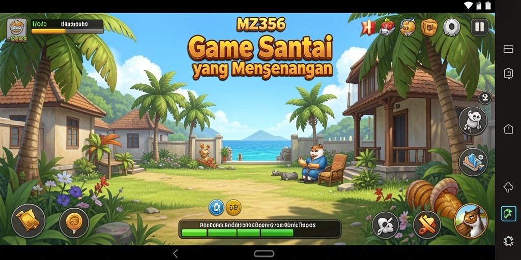 Tampilan gameplay menarik MZ356 yang penuh warna.