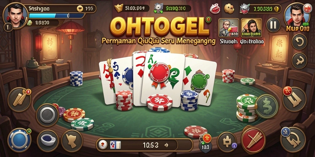 Tampilan gameplay seru OHTOGEL dengan permainan QiuQiu.