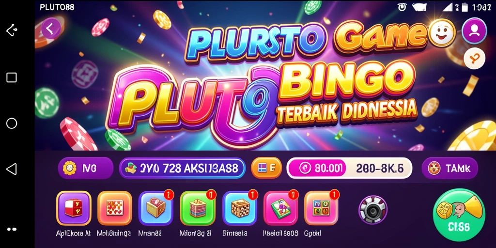 Tampilan gameplay Bingo yang menarik dan interaktif di PLUTO88.