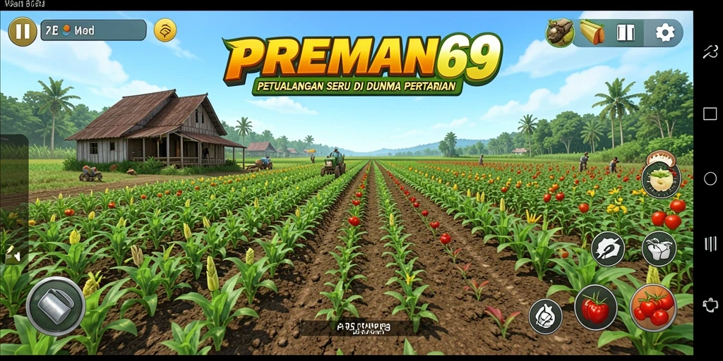Gameplay berwarna-warni dan dinamis dari PREMAN69.