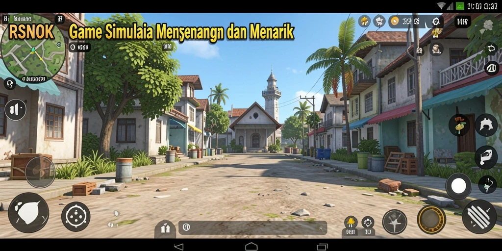 Tangkapan layar utama RSNOK menampilkan pengalaman gameplay simulasi yang imersif.