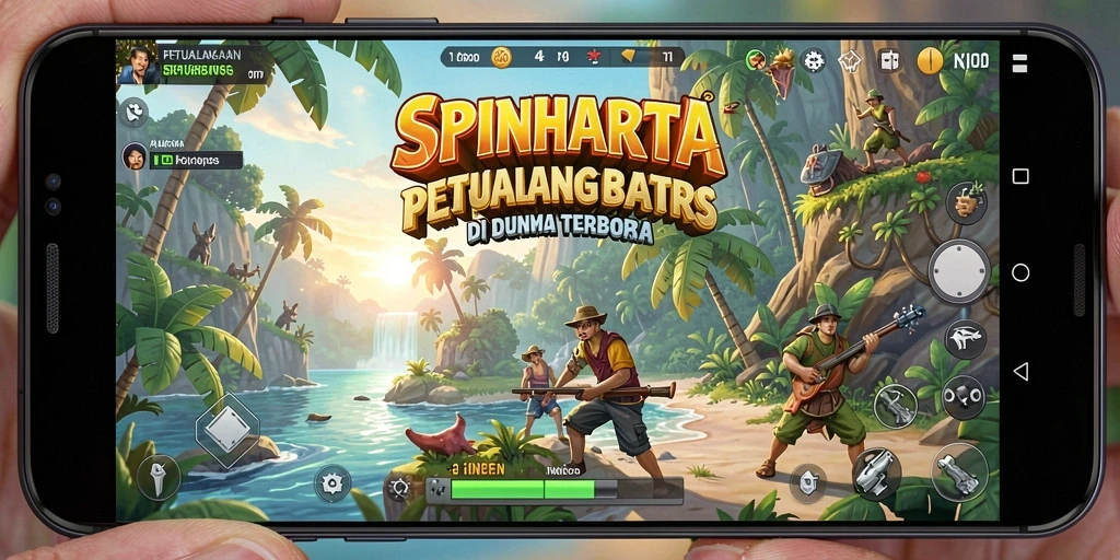 Gameplay mendalam SPINHARTA di dunia terbuka yang menakjubkan.
