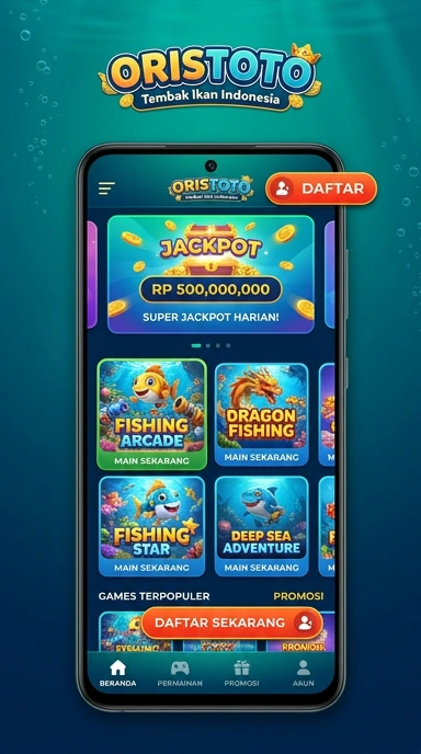 Screenshot antarmuka aplikasi oristoto yang menarik dan mudah digunakan.